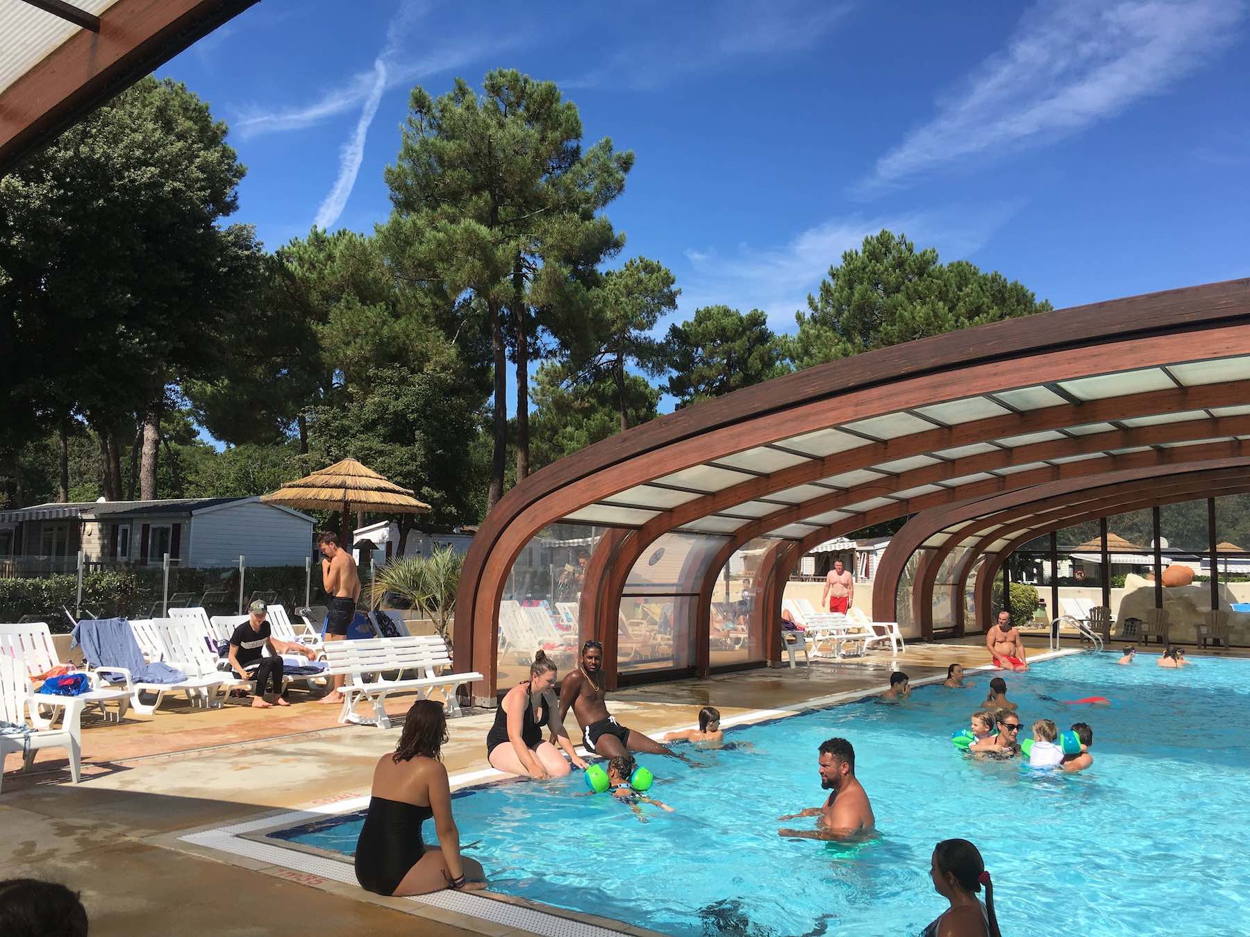 mobilhome camping 4* piscine plaisirs nature