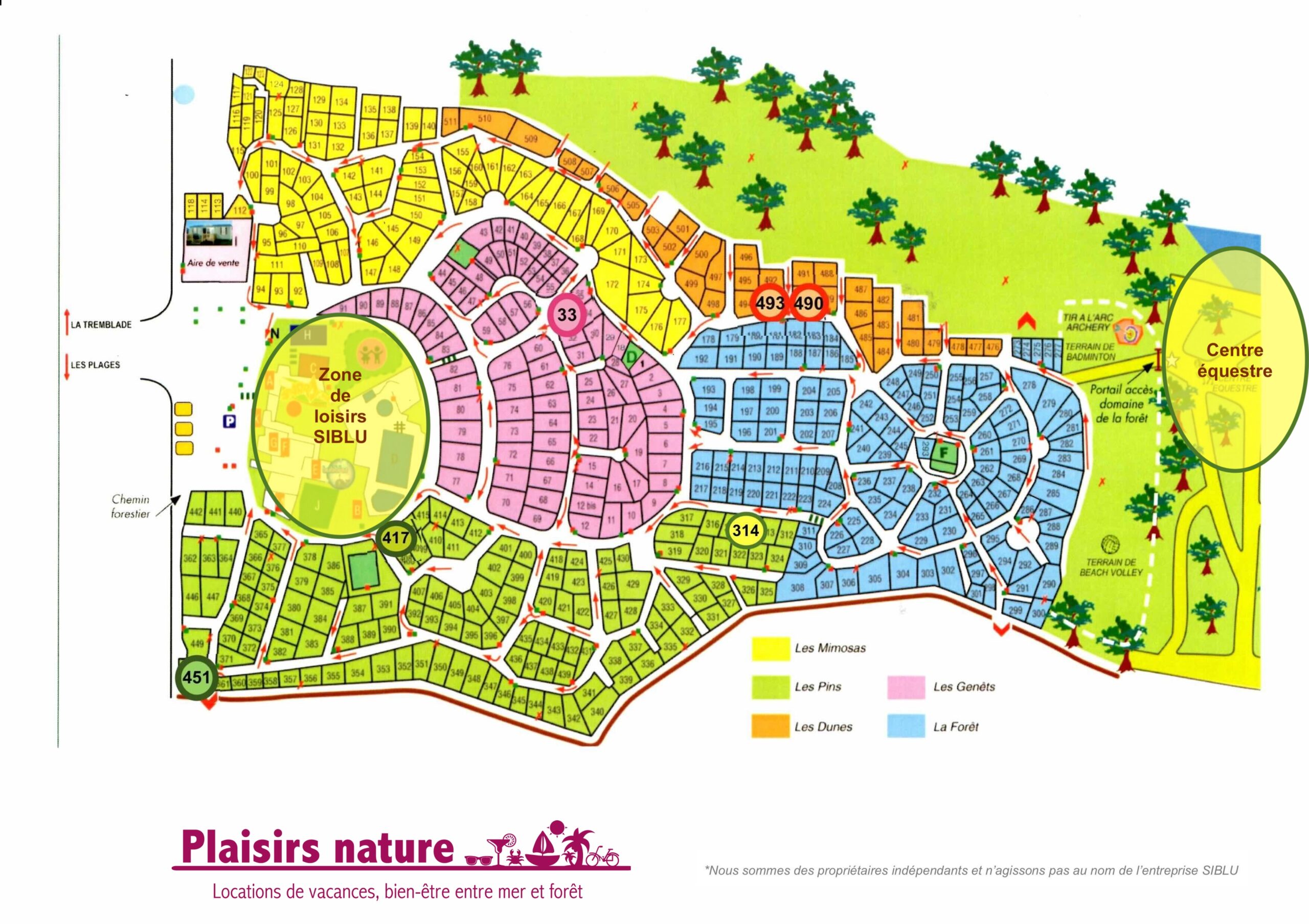 PLAN LA PIGNADE Plaisirs Nature 26 ou somme nous? plaisirs nature à la Pignade